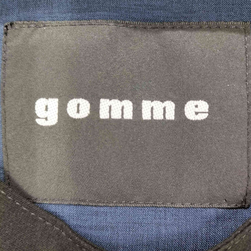 ゴム gomme チュールレイヤード ドレープワンピース レディース M