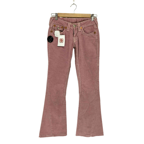 トゥルーレリジョン TRUE RELIGION JOEY BIG T コーデュロイパンツ レディース 25