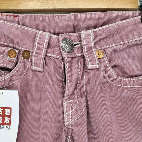 トゥルーレリジョン TRUE RELIGION JOEY BIG T コーデュロイパンツ レディース 25