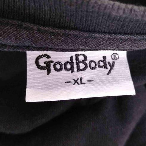GODBODY フェイスプリント クルーネック Tシャツ メンズ import:XL