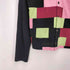 トリココムデギャルソン tricot COMME des GARCONS マルチカラー パッチワーク クルーネックカーディガン archive レディース