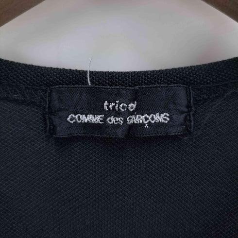 トリココムデギャルソン tricot COMME des GARCONS マルチカラー パッチワーク クルーネックカーディガン archive レディース