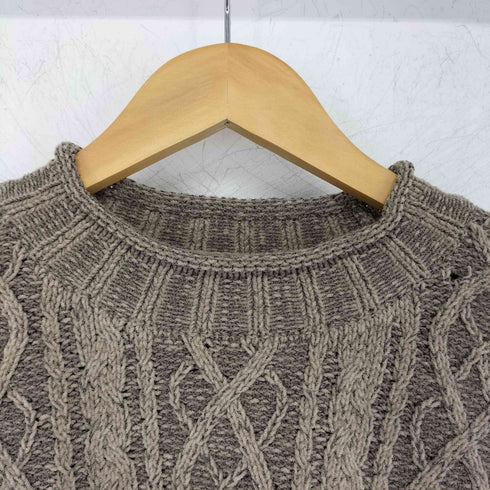 コムサデモードメン COMME CA DU MODE MEN ケーブル編みモックネックニット メンズ