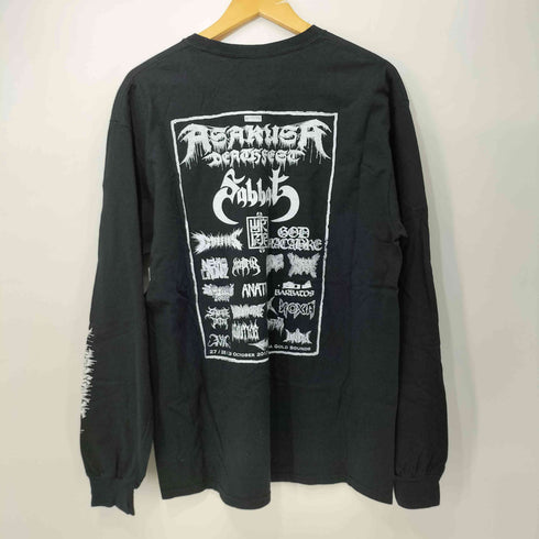 デスメタルフェス 2017 アートワーク ロゴ プリント L/S Tシャツ メンズ import:L