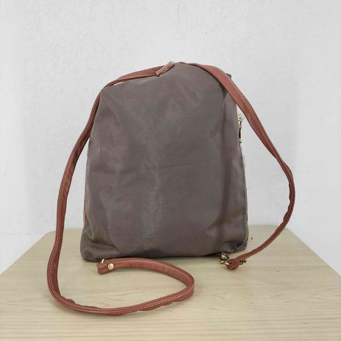 i santi MADE IN ITALY レザー×ナイロン バックパック メンズ