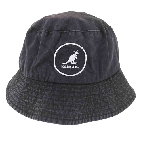 カンゴール KANGOL Cotton Bucket ロゴ刺繍 バケットハット レディース L