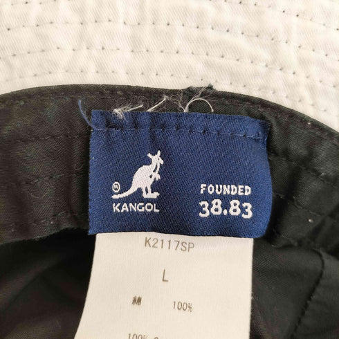 カンゴール KANGOL Cotton Bucket ロゴ刺繍 バケットハット レディース L