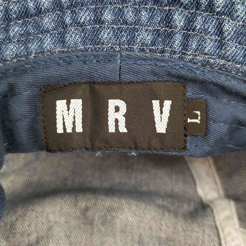 MRV GOD BLESS パッチデザイン デニムバケットハット メンズ L