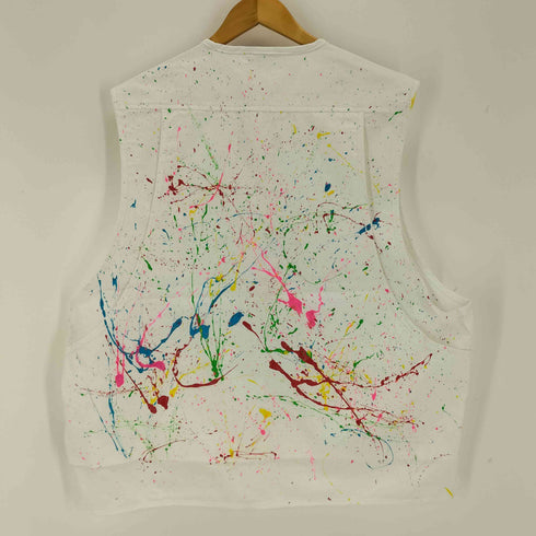 コントール kontor WAGAMAMA別注 Real Hand Painted Vest メンズ JPN:3