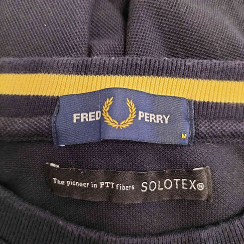 フレッドペリー FRED PERRY 別注 SOLOTEX 鹿の子 ワンポイント ロゴ Tシャツ メンズ JPN:M