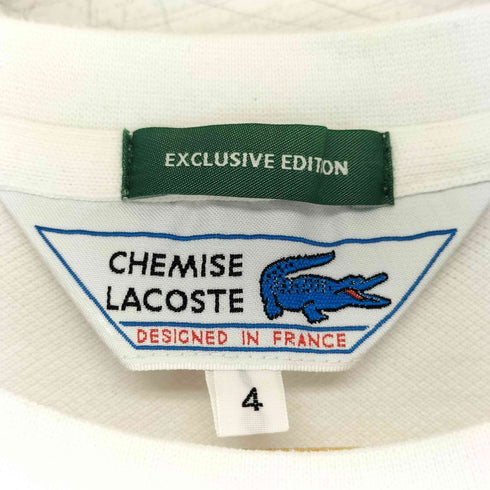 シュミーズラコステ CHEMISE LACOSTE 別注 鹿の子 ワンポイント ロゴ Tシャツ メンズ JPN:4