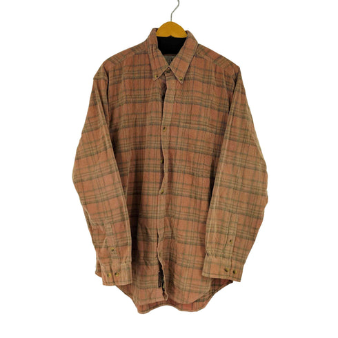 ザテリトリーアヘッド THE TERRITORY AHEAD 90S コーデュロイ L/S チェックBDシャツ メンズ import:XL