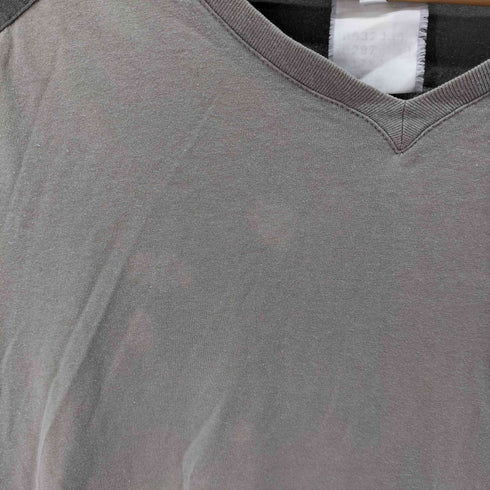 ディーアンドジードルチェアンドガッバーナ D&G DOLCE&GABBANA Y2K ラグラン切替 Vネック Tシャツ メンズ import:L