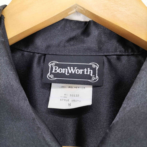 ボンワース BonWorth スパンコールパフショルダーシャツ レディース S