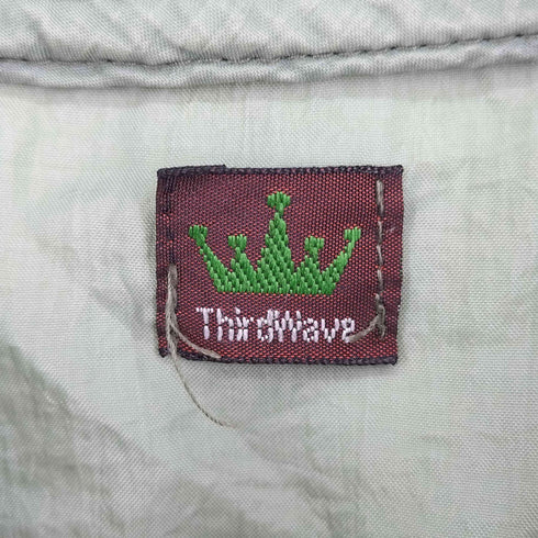 THIRD WAVE 刺繍デザインナイロンプルオーバー メンズ