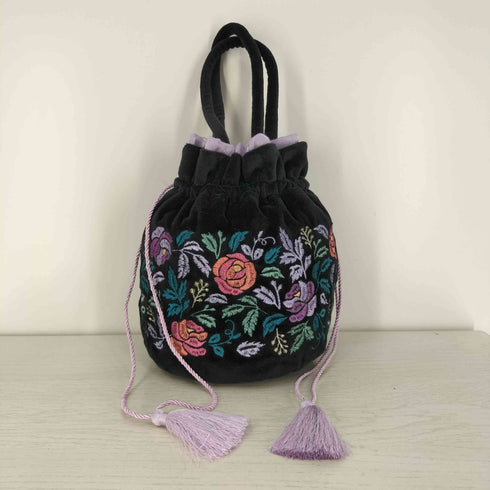 アナスイ ANNA SUI Francfranc(フランフラン)コラボ 巾着バッグ チュール レディース