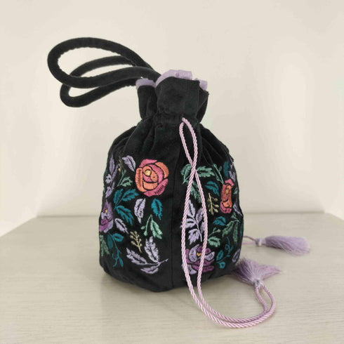 アナスイ ANNA SUI Francfranc(フランフラン)コラボ 巾着バッグ チュール レディース