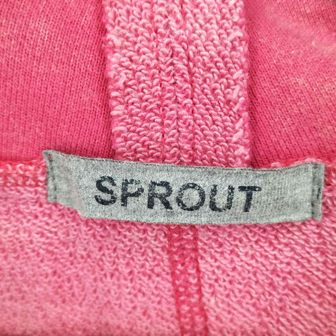 SPROUT スタッズデザインジップアップスウェットジャケット レディース FREE