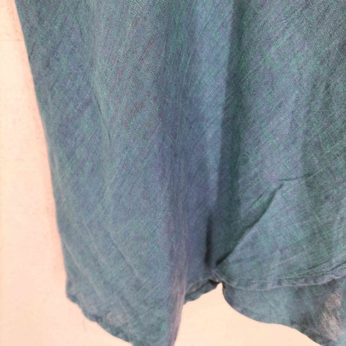 FLAX リトアニア製 リネン100 Uネックブラウス レディース M