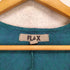 FLAX リトアニア製 リネン100 Uネックブラウス レディース M