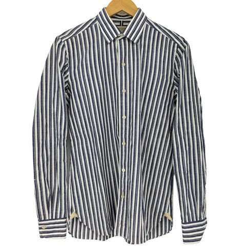ルイジボレッリ LUIGI BORRELLI MADE IN ITALY L/S ストライプシャツ メンズ JPN:S