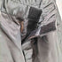 PIG PEN solid gray hard nylon super wide silhouette rave pants 説客旅 メンズ