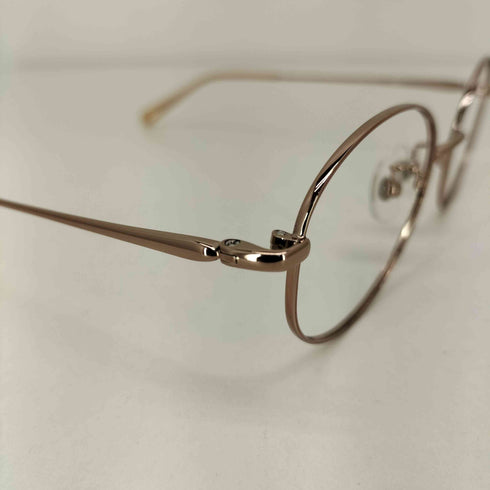 ジンズ JINS Rim Metal オーバル型 メタルフレーム 眼鏡 レディース 52□17-141○39