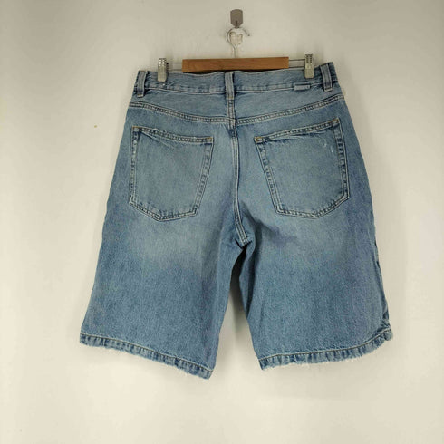 ザラ ZARA ダメージ加工 バギーフィット デニムバミューダパンツ メンズ 42