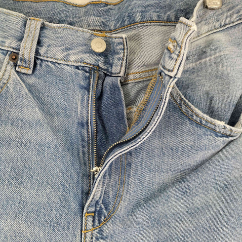 ザラ ZARA ダメージ加工 バギーフィット デニムバミューダパンツ メンズ 42