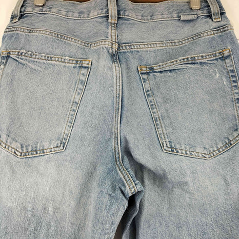 ザラ ZARA ダメージ加工 バギーフィット デニムバミューダパンツ メンズ 42
