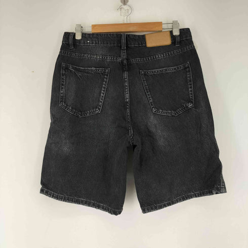 ザラ ZARA ブラックデニムショーツ メンズ FR:40-44