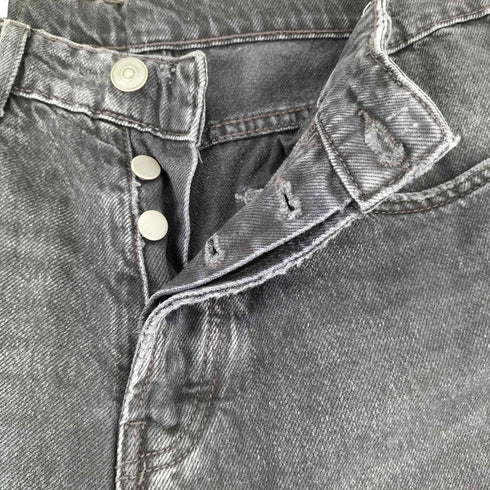 ザラ ZARA ブラックデニムショーツ メンズ FR:40-44