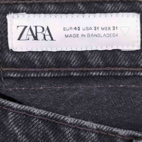 ザラ ZARA ブラックデニムショーツ メンズ FR:40-44