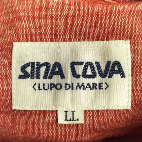シナコバ SINA COVA フロント刺繍 長袖シャツ メンズ JPN:XL