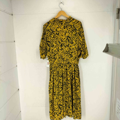 MAGGY LONDON 総柄シルクワンピース elegance レディース 8