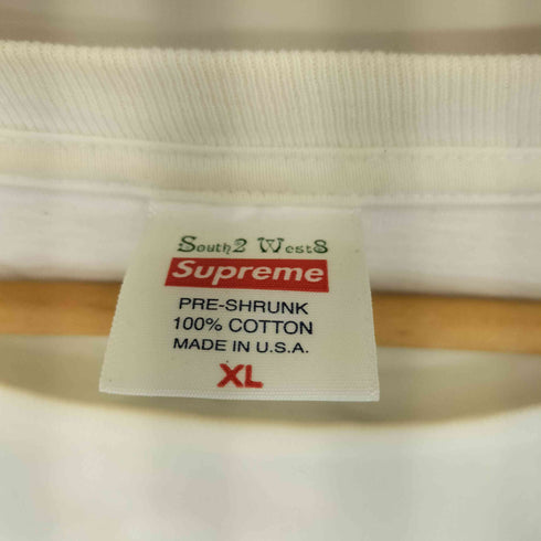 シュプリーム Supreme L/S Pocket Tee フロントポケット 両面プリント 長袖Tシャツ カットソー メンズ XL