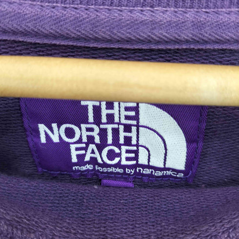 ノースフェイスパープルレーベル THE NORTH FACE PURPLE LABEL 10oz Mountain Crew Neck Sweat 10オンス マウンテンクルーネック スウェットトレーナー メンズ M