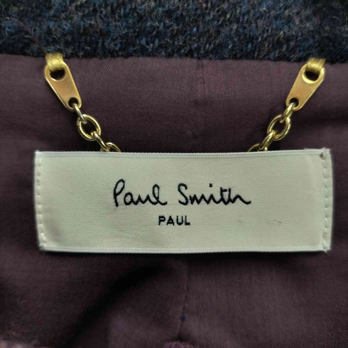 ポールスミス Paul Smith バイカラー チェック切り替え レディース 40
