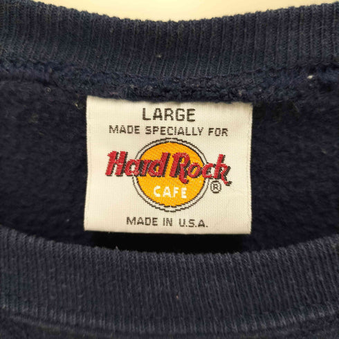 ハードロックカフェ Hard Rock Cafe プリントクルーネック スウェット メンズ