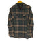 フェアファクス FAIRFAX チェック柄 L/S 開襟シャツ メンズ import:L