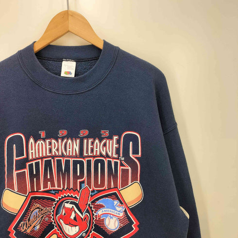 フルーツオブザルーム FRUIT OF THE LOOM MLB フロントプリントクルーネックスウェット メンズ JPN:L