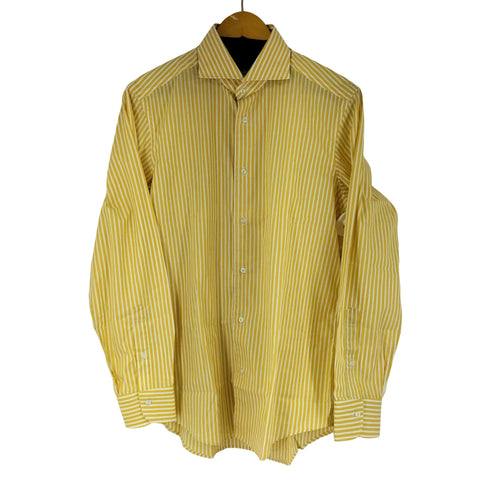 フェアファクス FAIRFAX ストライプ L/S BDシャツ メンズ import:L