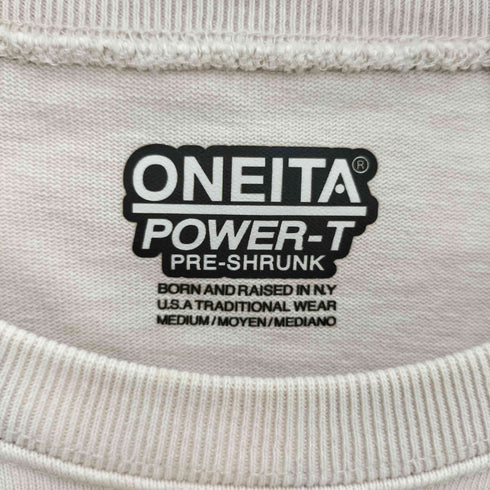 オニータ ONEITA Super heavy weight Chemi wash L/S tee power-t ラグランカットソー ヘビーウェイト メンズ JPN:M