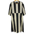 マリメッコ marimekko ストライプ 七分袖 コットンワンピース レディース 36