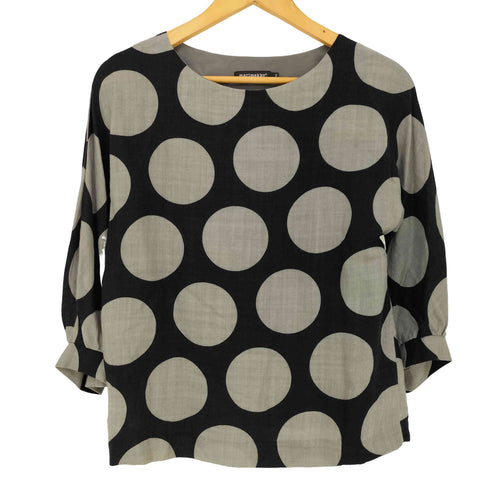 マリメッコ marimekko ドット キヴェット ウールシルク ブラウス レディース XS