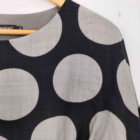 マリメッコ marimekko ドット キヴェット ウールシルク ブラウス レディース XS