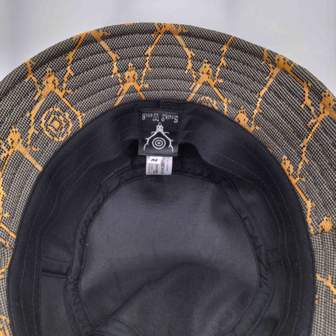 サウスツーウェストエイト SOUTH2 WEST8 Bucket Hat ロゴ総柄 バケットハット メンズ M