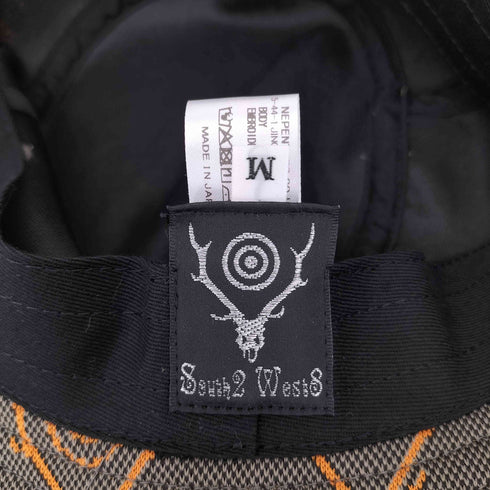 サウスツーウェストエイト SOUTH2 WEST8 Bucket Hat ロゴ総柄 バケットハット メンズ M