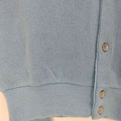 アイゾッドラコステ IZOD LACOSTE 80-90s USA製 ワンポイントロゴ アクリル カーディガン メンズ import:L