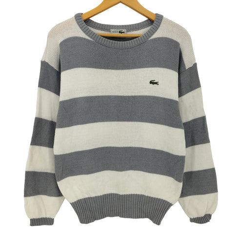 シュミーズラコステ CHEMISE LACOSTE 70S 中期 フランス製 ワンポイント ボーダー コットン ニット メンズ 40